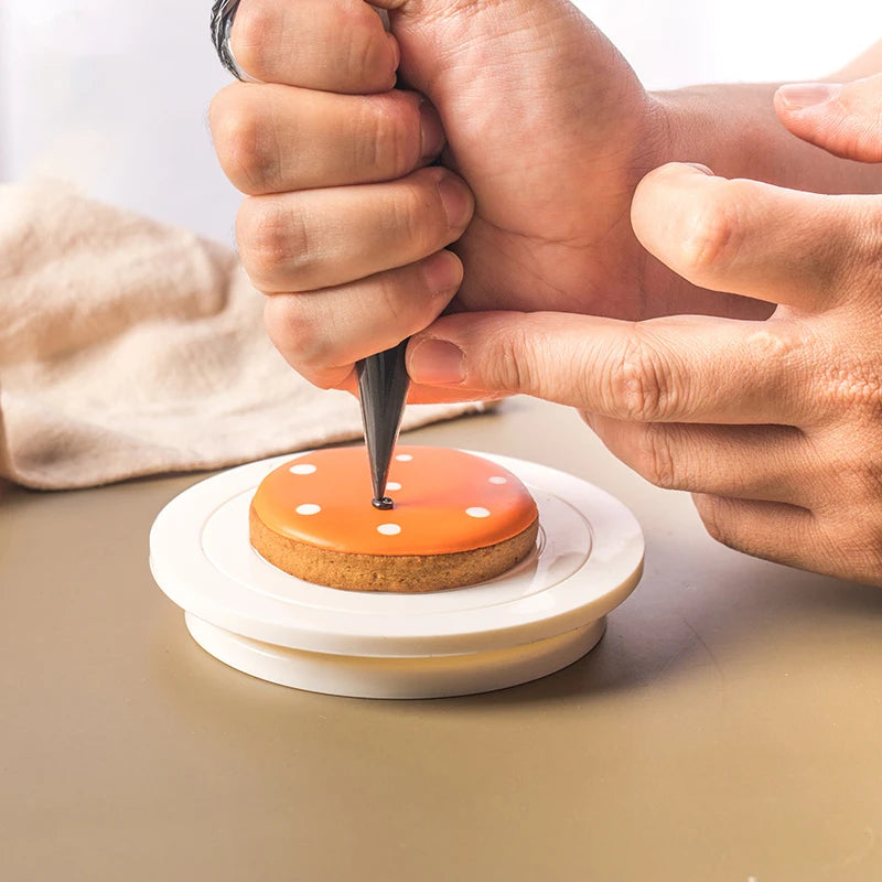 DIY Cake Rotary Table Mini Cookie Fondant Cake Turntable Revolving Platform Bakeware Baking Accessories пасха cozinha utensilios