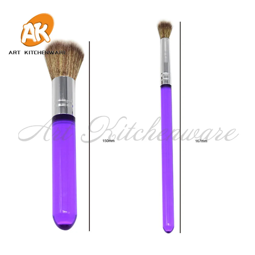 Cake Brush Set Flower Fondant Cake Decorating Pastry Tools Confectionery Tools Bakeware Modeling Tool Makeup Brush Set