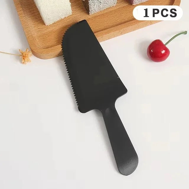 Set Cake Knife Bread Knife Birthday Cake Knife Bundle Plastic Mooncake Cake Dessert Kuih Baking Bakeware