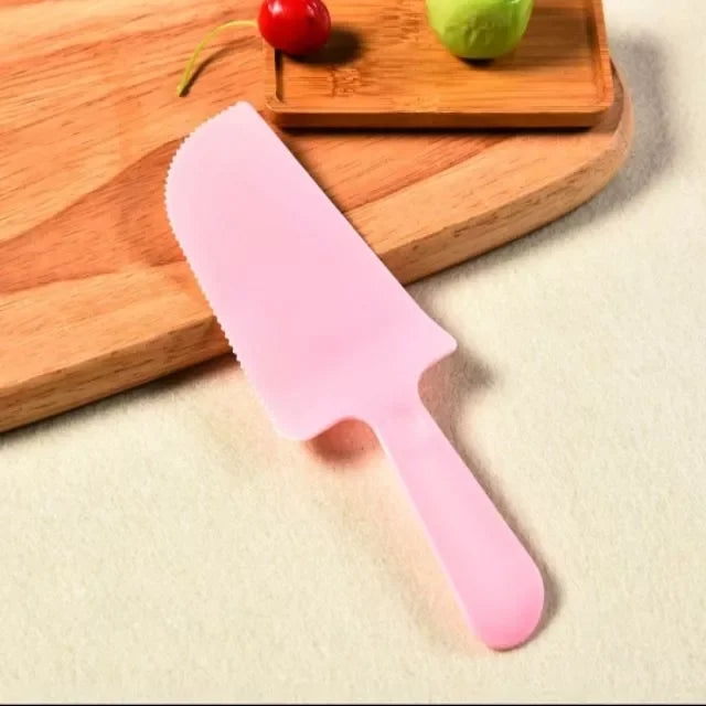 Set Cake Knife Bread Knife Birthday Cake Knife Bundle Plastic Mooncake Cake Dessert Kuih Baking Bakeware