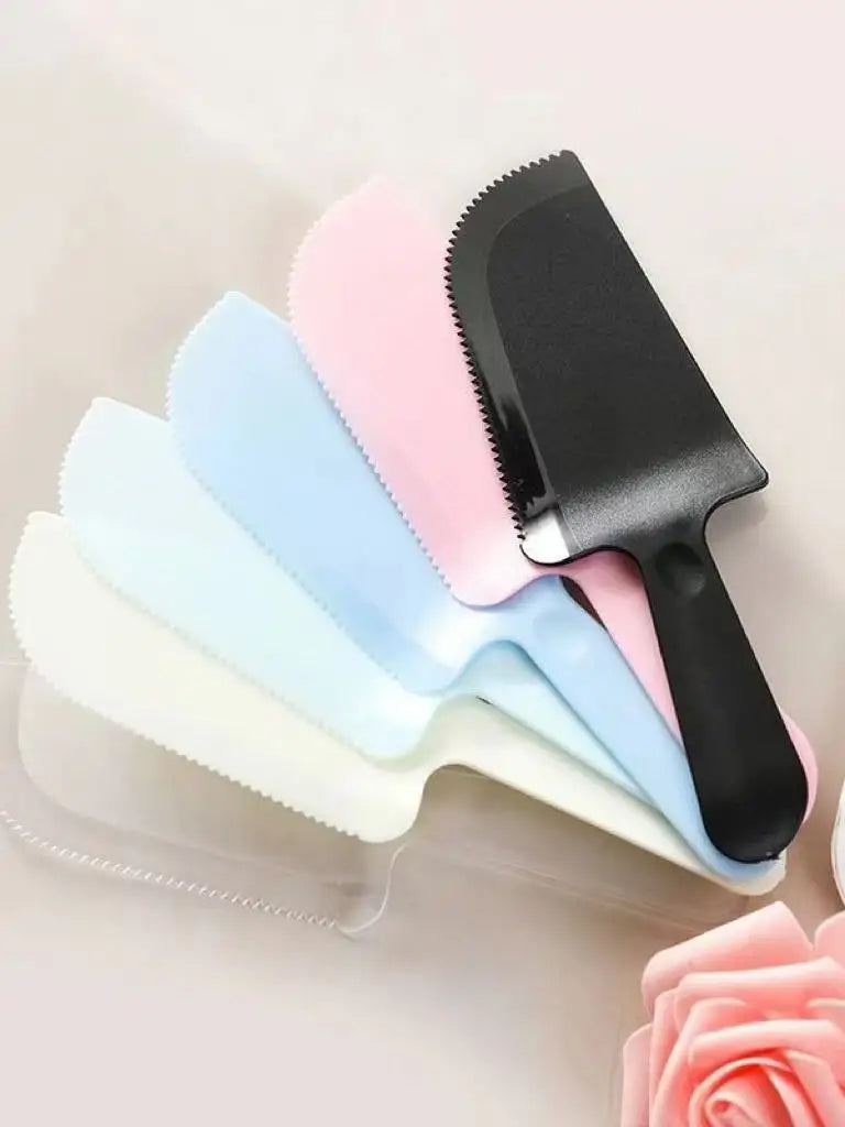 Set Cake Knife Bread Knife Birthday Cake Knife Bundle Plastic Mooncake Cake Dessert Kuih Baking Bakeware